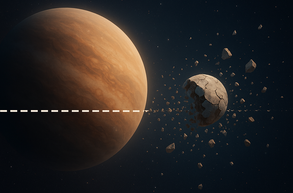Zjawisko Roche’a: Dlaczego księżyce się rozpadają?